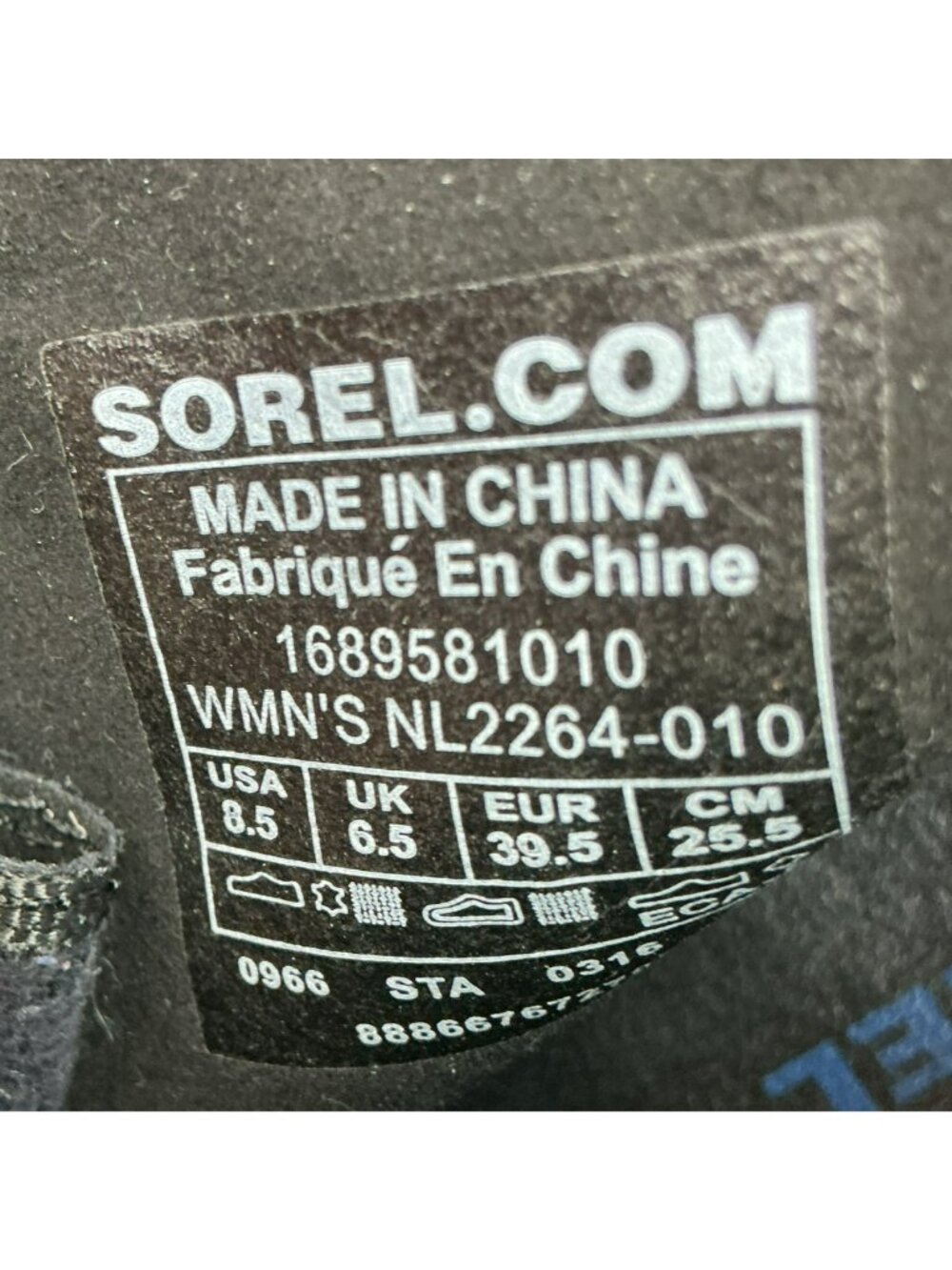 Sorel 1964 Premium Waterproof Snake Print Leather Lace Wedge Boots Womens 8.5 - Picture 15 of 15